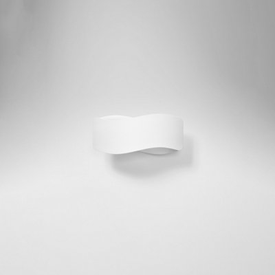 Tila Steel White 1 Light Classic Wall Light