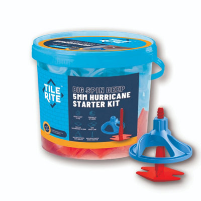 Tile Rite Big Spin Hurricane Tile Levelling System Deep Starter Kit ...
