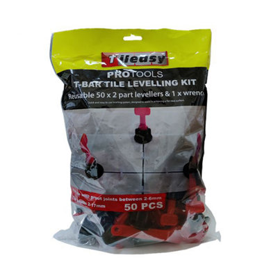Tileasy T-Bar Levelling Kit Pack of 50