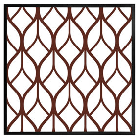 Tiled geometrics (Picutre Frame) / 12x12" / Oak