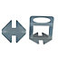 Tiled Up Floor Levelling Clips Pack of 100