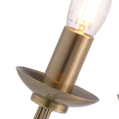 Tilney 5 Light Candle Chandelier Antique Brass - 8