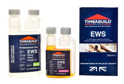 remoldlab/shesame/camphor wood シャギーベスト Timba Build EWS 4 Part Epoxy Wood Stabiliser 300ml