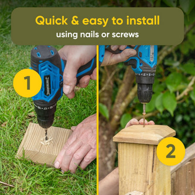Timber Fence Post Cap 100 x 100mm (Pack of 10) Colour Green - Fits 3 x 3" Square Posts ( Free Delivery ) - 6