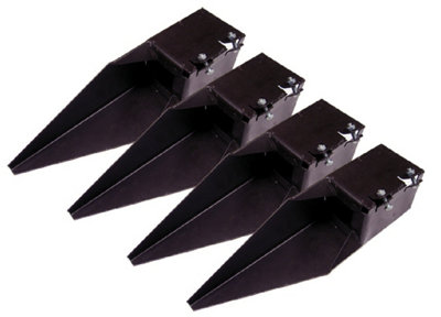 Timber Fence Post Repair Spurs 4" 100MM x4 (Metal Support Wedge)