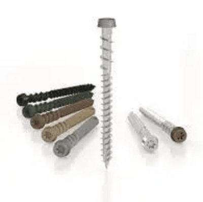 Timber Focus Charred Timber Fixing Screws (Black Head Stainless Steel ...