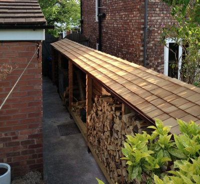 Timber Focus Shingle Cap Cedar Ridge and hip Linear Metres in