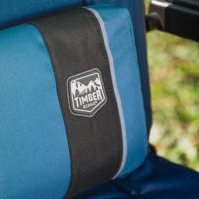 Timber Ridge Zero Gravity Folding Lounger Chair with Side Table, Padded ...