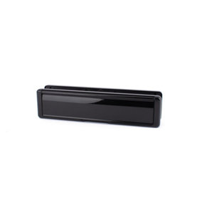 Timber Series 40-80 Nu Mail Letter Plate (68mm) - Black
