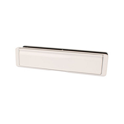 TIMBER SERIES 40-80 NU MAIL LETTER PLATE (68MM) - WHITE