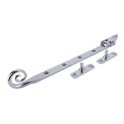 Timber Series Monkey Tail Stay (10 Inch) - Hardex Chrome