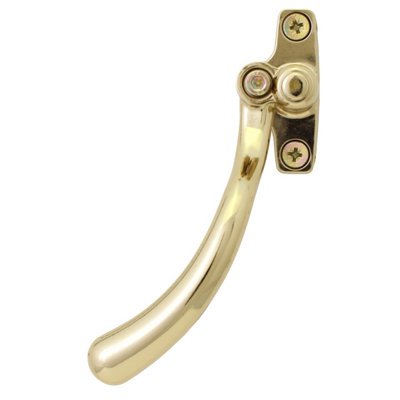 Timber Series Tear Drop Espag Window Handle (Left Hand) - Hardex Gold