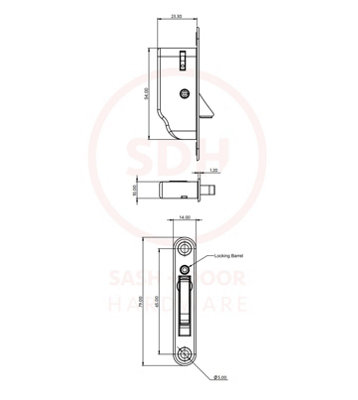 Timber Series Travel Restrictor (Face Fix) - Hardex Graphite