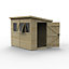 Timberdale 8x6 Pent Shed - Three Windows