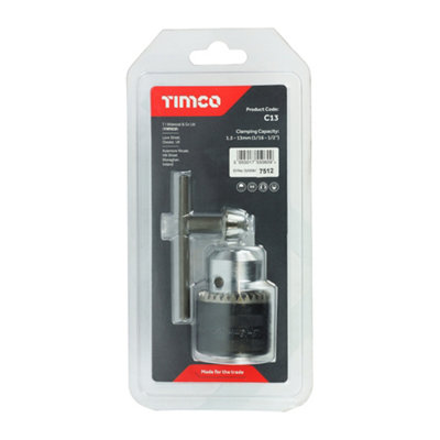 TIMCO 1/2" Chuck & Key Set - 1/2" - 5