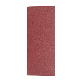 Timco - 1/3 Sanding Sheets - 60 Grit - Red - Unpunched (Size 93 x 230mm - 5 Pieces)