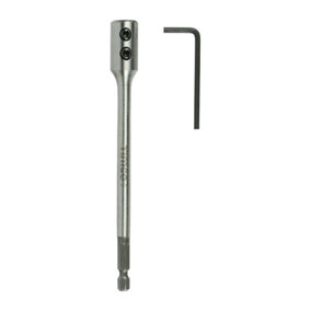 Timco - 1/4" Flat Wood Bit Extension Rod (Size 150mm - 1 Each)