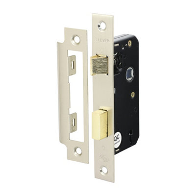 Timco - 3 Lever Sashlock - Satin Nickel (Size 51 case / 31 backset - 1 Each)