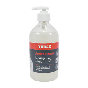 TIMCO Active Hands Luxury Soap Pearlised Premium Fragranced - 500ml