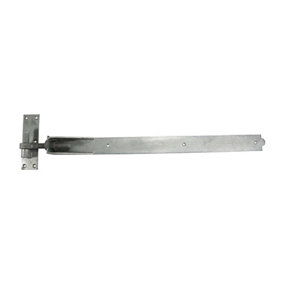 TIMCO Adjustable Band & Hook on Plates Hinges Hot Dipped Galvanised - 1200mm (2pcs)