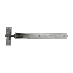 TIMCO Adjustable Band & Hook on Plates Hinges Hot Dipped Galvanised - 350mm (2pcs)
