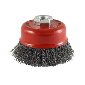 TIMCO Angle Grinder Cup Brush Crimped Steel Wire - 100mm