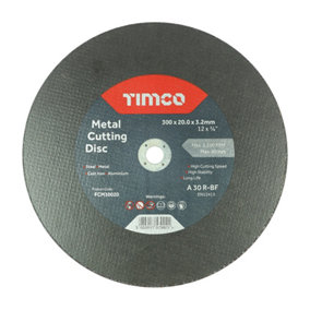TIMCO B/Abrasive Flat Wheel Metal - 300 x 20.0 x 3.2 (25pcs)