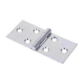 TIMCO Backflap Hinges Uncranked Knuckle (404) Steel Silver - 38 x 87 (2pcs)