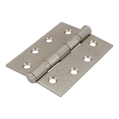 TIMCO Ball Bearing Hinges Grade 11 Steel Satin Nickel - 102 x 76 x 2.7