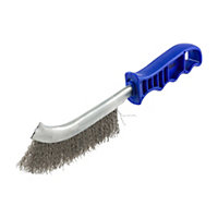 TIMCO Blue Handle Wire Brush S/Steel - 255mm