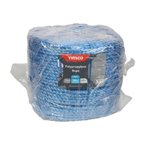 TIMCO Blue Polypropylene Rope Long Coil - 10mm x 220m