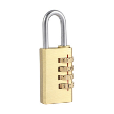 Timco - Brass Combi Padlock (Size 28mm - 1 Each)