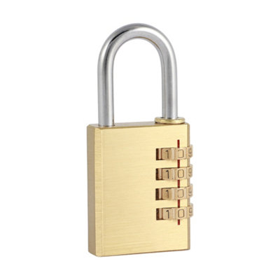 Timco - Brass Combi Padlock (Size 38mm - 1 Each)