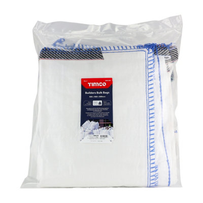 Timco - Builders Bulk Bags (Size 900 x 900 x 800mm - 2 Pieces)