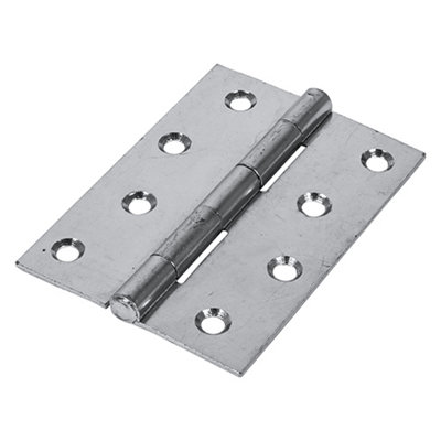 Timco - Butt Hinge - Fixed Pin (1838) - Zinc (Size 100 x 70 - 2 Pieces)