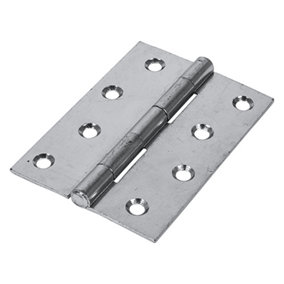 Timco - Butt Hinge - Fixed Pin (1838) - Zinc (Size 100 x 70 - 2 Pieces)