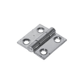 Timco - Butt Hinge - Fixed Pin (1838) - Zinc (Size 25 x 25 - 2 Pieces)