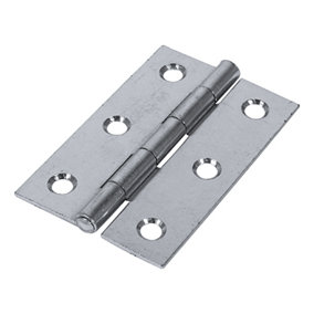 Timco - Butt Hinge - Fixed Pin (1838) - Zinc (Size 75 x 50 - 2 Pieces)