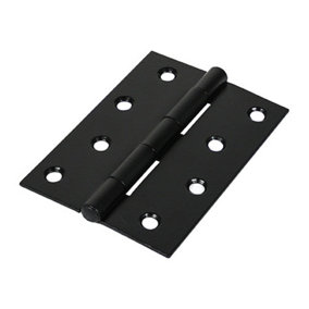 TIMCO Butt Hinges Fixed Pin (1838) Steel Black - 100 x 70 (2pcs)