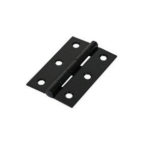 TIMCO Butt Hinges Fixed Pin (1838) Steel Black - 75 x 50 (2pcs)