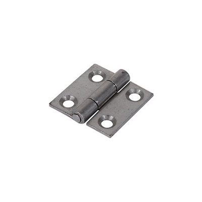 TIMCO Butt Hinges Fixed Pin (1838) Steel Self Colour - 25 x 25 (2pcs)