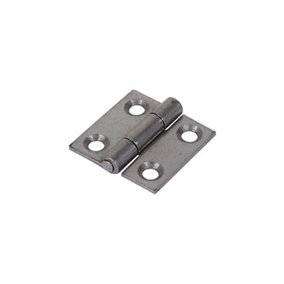 TIMCO Butt Hinges Fixed Pin (1838) Steel Self Colour - 25 x 25