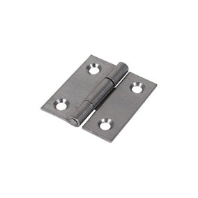 TIMCO Butt Hinges Fixed Pin (1838) Steel Self Colour - 38 x 34