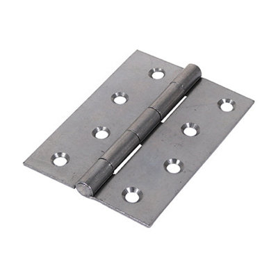 TIMCO Butt Hinges Fixed Pin (1838) Steel Self Colour - 90 x 60 (2pcs)