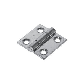 TIMCO Butt Hinges Fixed Pin (1838) Steel Silver - 25 x 25