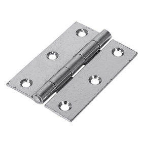 TIMCO Butt Hinges Fixed Pin (1838) Steel Silver - 63 x 44