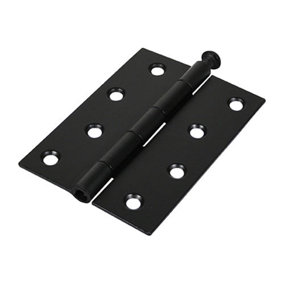 TIMCO Butt Hinges Loose Pin (1840) Steel Black - 100 x 71