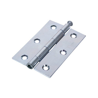 TIMCO Butt Hinges Loose Pin (1840) Steel Silver - 90 x 60 (2pcs)
