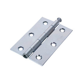 TIMCO Butt Hinges Loose Pin (1840) Steel Silver - 90 x 60