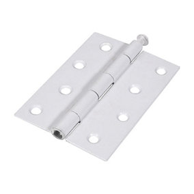 TIMCO Butt Hinges Loose Pin (1840) Steel White - 100 x 71